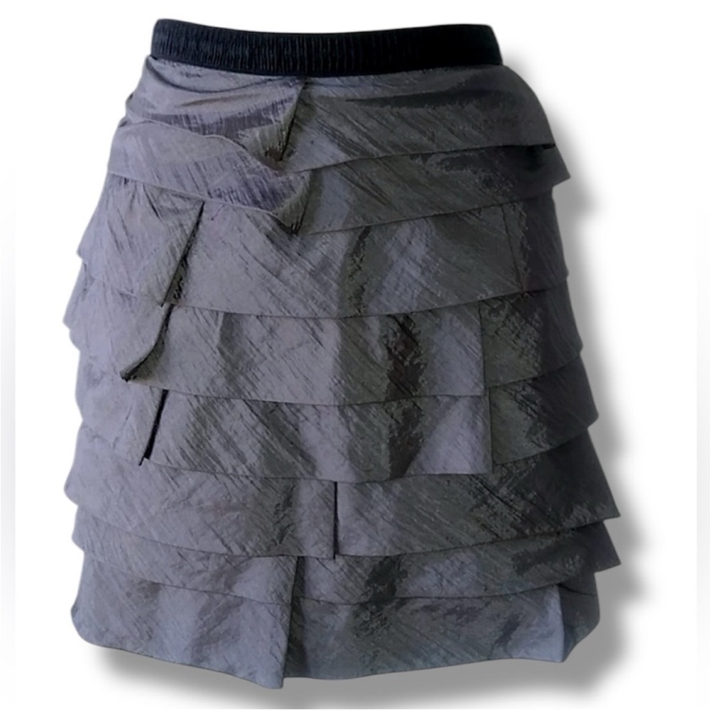 Forever 21 Gray Bubble Mini Skirt Size SP